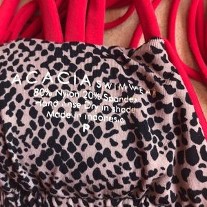 acacia swimwear Swim - Acacia red bathing suit top acacia swimwear Swim - Acacia red bathing suit top